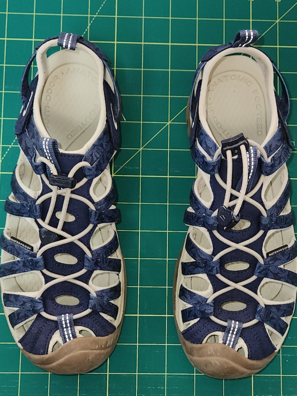 Keen Whisper Navy Sandals Waterproof Women's 10 Worn ONE Day